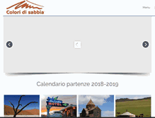 Tablet Screenshot of coloridisabbia.net